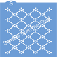 Digital SVG File: Eyelet Lattice Background Stencil