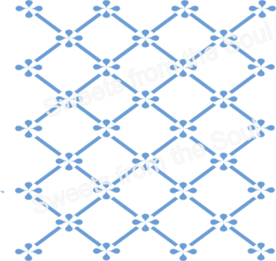 Digital SVG File: Eyelet Lattice Background Stencil