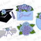 Hydrangea Graduation Curated Set