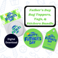 Digital File: Printable Father's Day Treat/Cookie Bag Toppers, Gift Tags, & Stickers Bundle