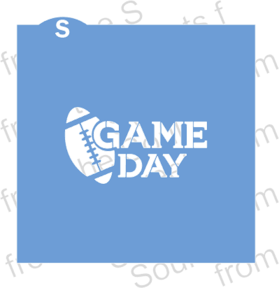 Game Day Cookie Stencil