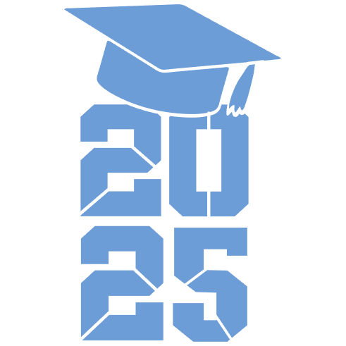 2025 Graduation Cap Stencil