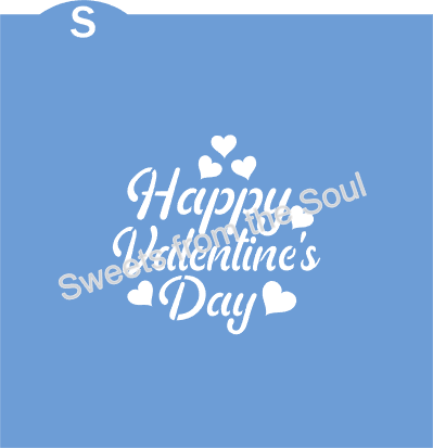 Digital SVG File Download: Happy Valentine's Day Stencil