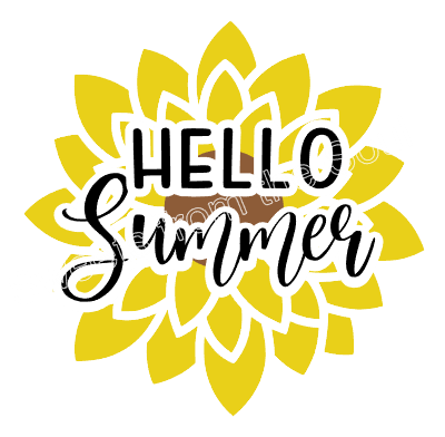Hello Summer Sunflower 3-Piece Layered Stencil Set