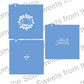 Digital Zip File: Hello Summer Sunflower 3-Piece Layered Stencil Set