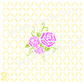 Roses & Lattice 3-Piece Layered Stencil Set