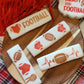 Football Cookie Sticks 2-piece Cookie Stencil Set