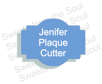 The Jenifer Plaque Cookie Cutter