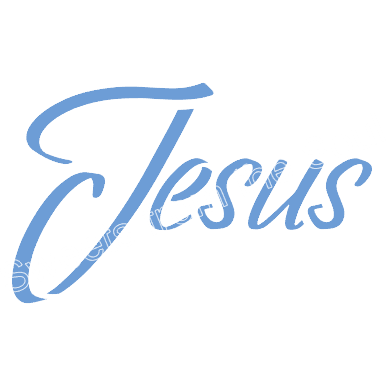 Digital SVG File: Jesus Cookie Stencil