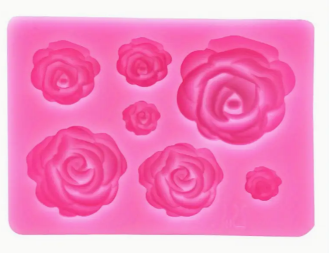 Multi Rose Silicone Fondant Mold