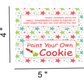 PYO Cookies Bag Topper & Tags