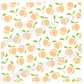 Peaches Background Cookie Stencil