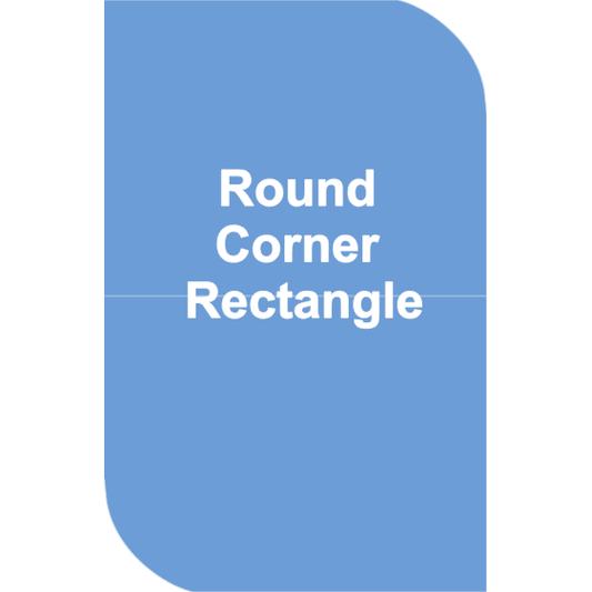 Round Corner Rectangle Plaque Cookie Cutter