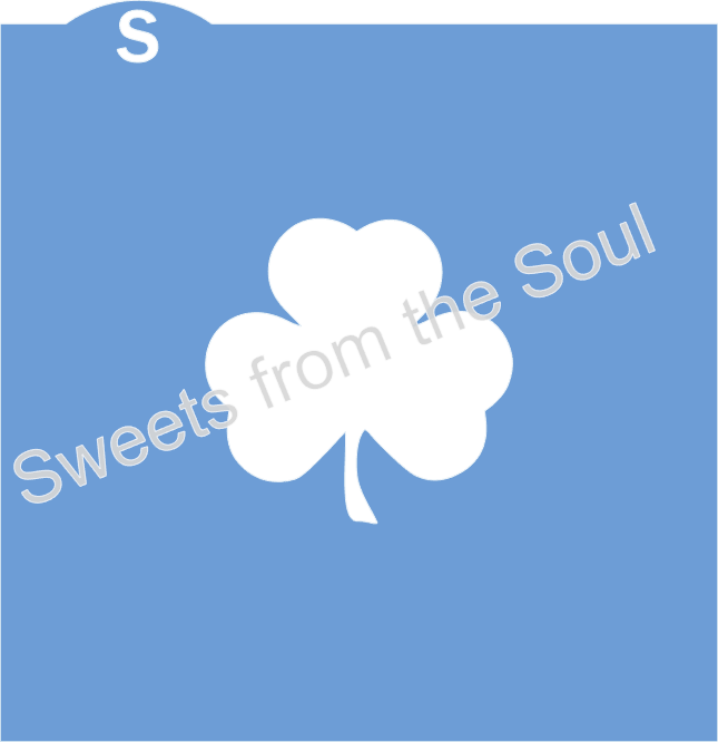 Digital SVG File: Shamrock Cookie Stencil