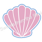 Scallop Shell Stencil and Cookie Cutter Set