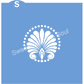 Digital SVG File: Shell Mandala Cookie Stencil