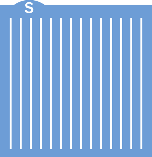 Skinny Stripe Background Stencil