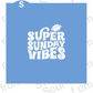 Super Sunday Vibes Cookie Stencil
