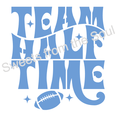 Team Half Time Cookie Stencil