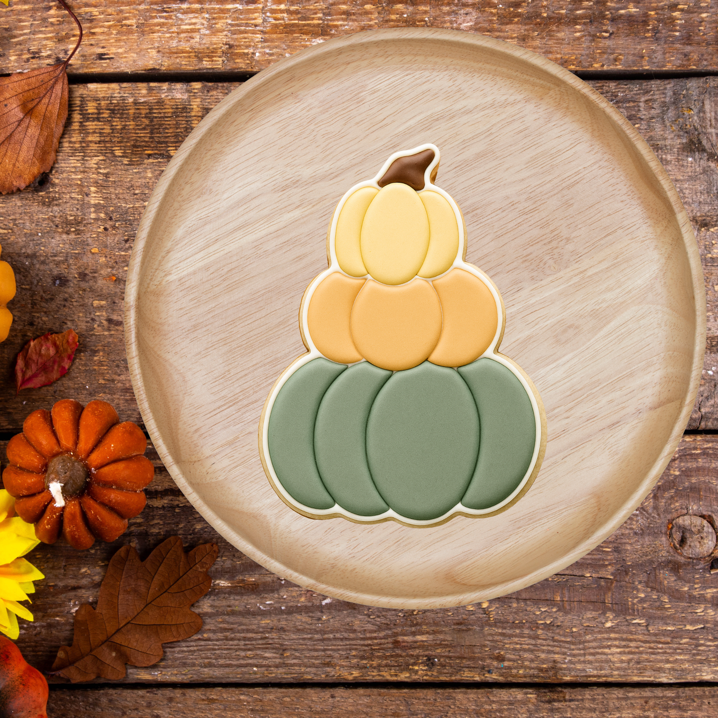 Digital STL Download: Stacked Pumpkins  Cookie Cutter