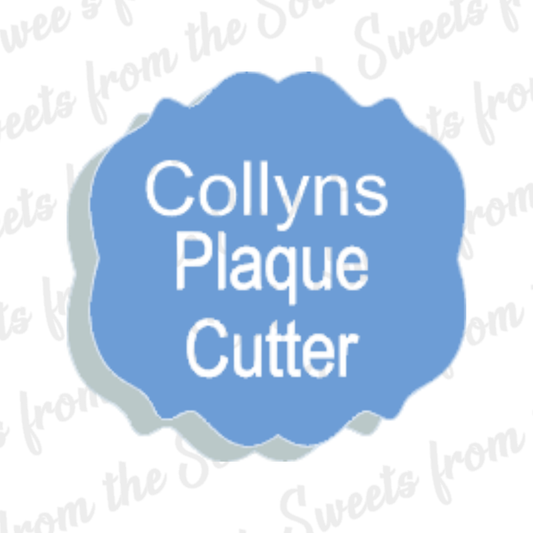Digital STL File: Collyns Plaque Cookie Cutter
