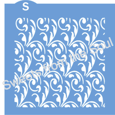 The Wedding Floral Background Stencil