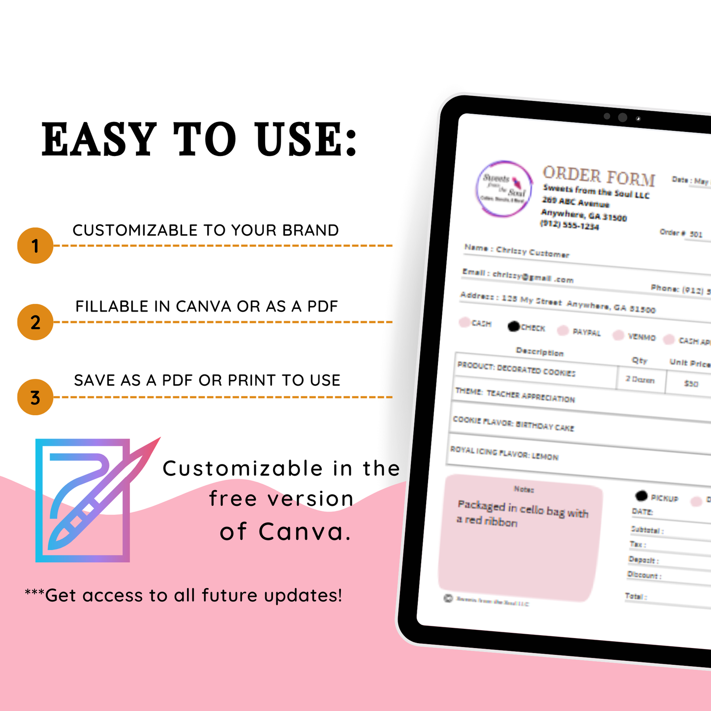 The Ultimate Cookie Business Planner