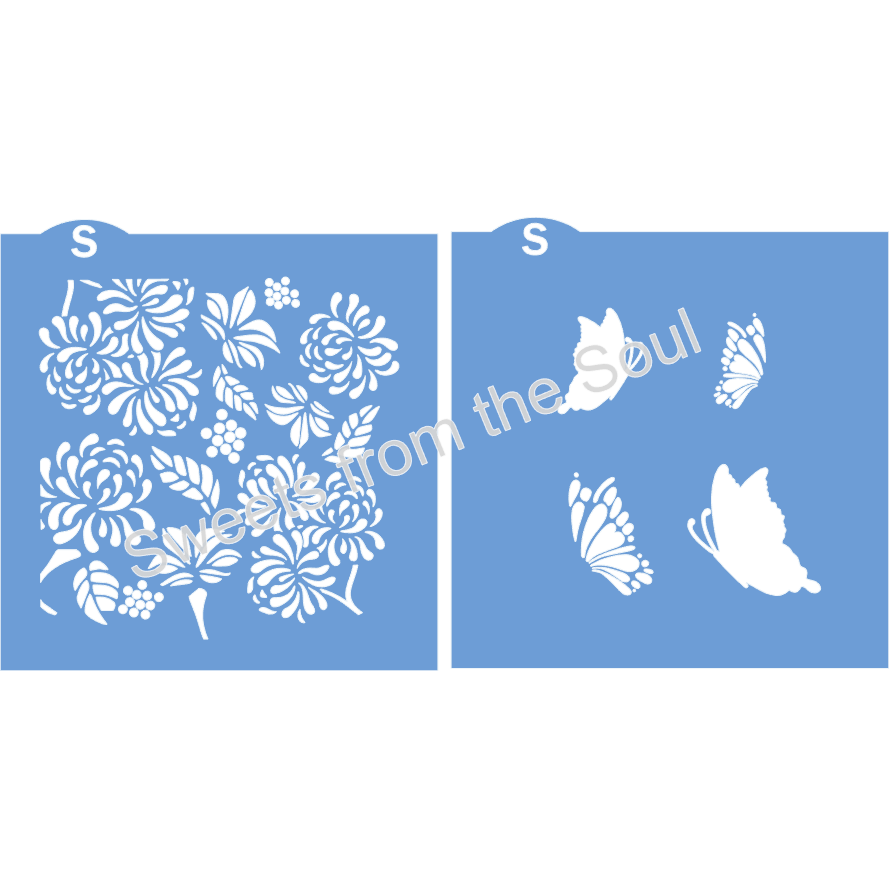 Digital SVG Zip File: Spring Flowers Layered Stencil Set