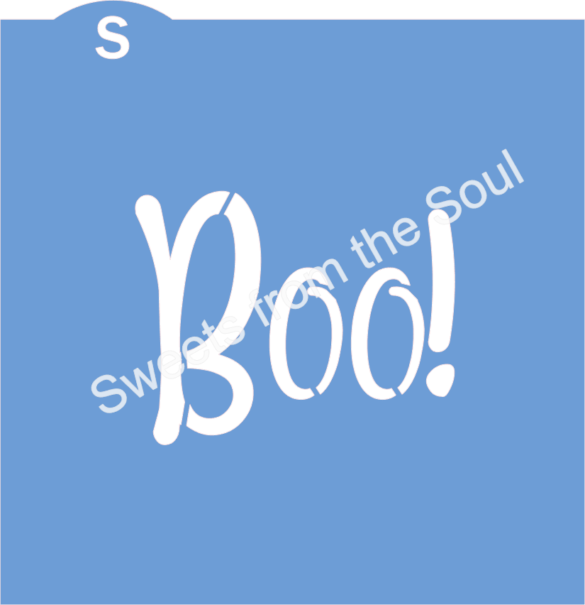 Digital STL and SVG Download: Boo! Cookie Cutter Set
