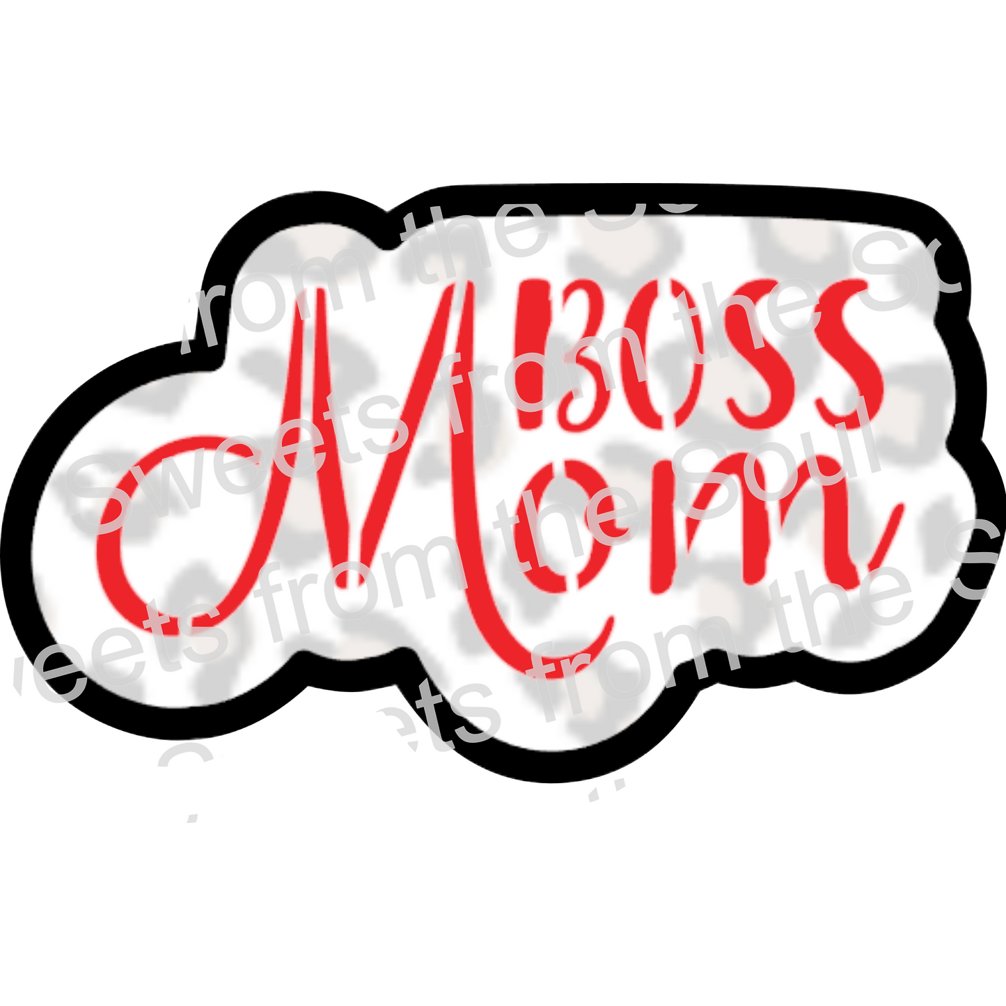 Mom Boss Stencil