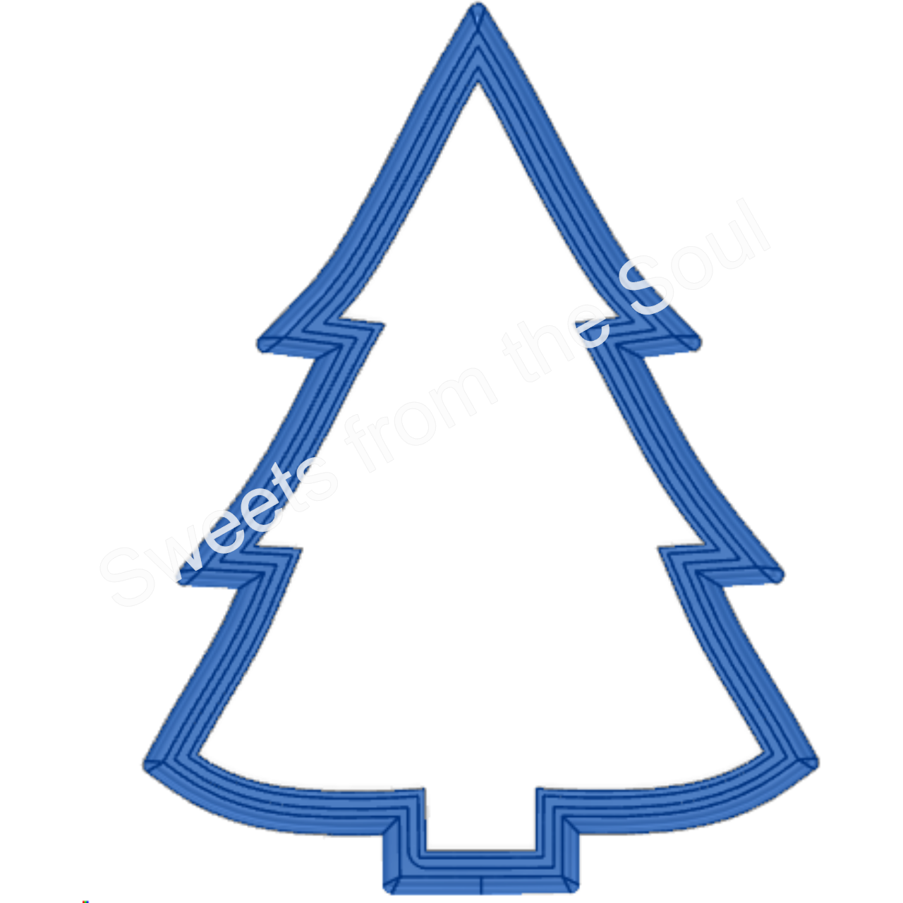 Digital STL Download: Christmas Tree Cookie Cutter
