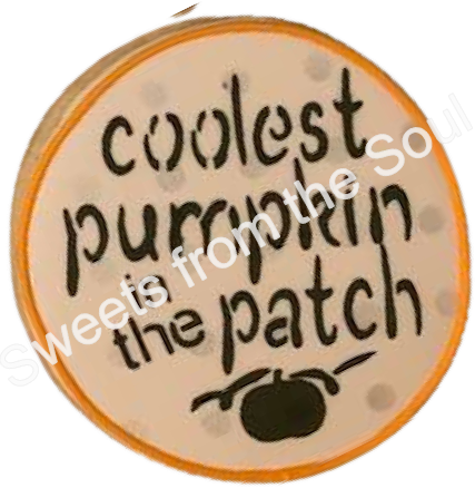 Coolest Pumpkin in the Patch Cookie Stencil