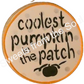 Digital SVG Download: Coolest Pumpkin in the Patch Cookie Stencil