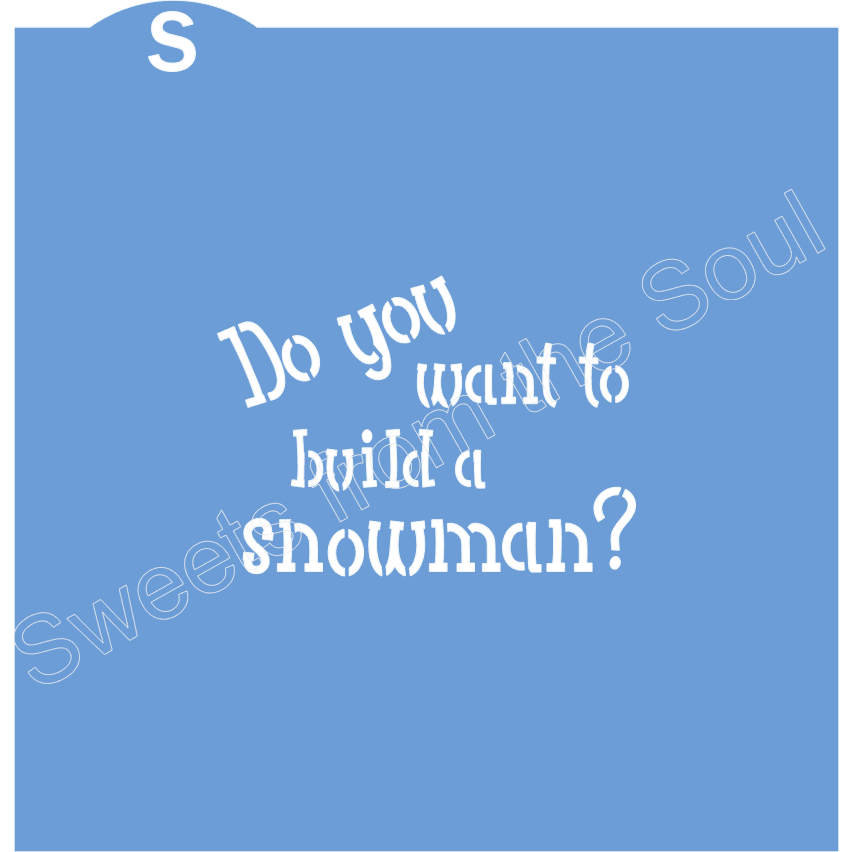 Digital SVG Zip File Download: "Do you want to build a snowman?" Cookie Set