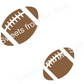 Digital SVG Download: Football Cookie Stencil