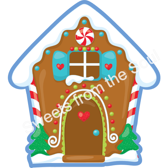 Digital STL Download: Gingerbread House Cookie Cutter