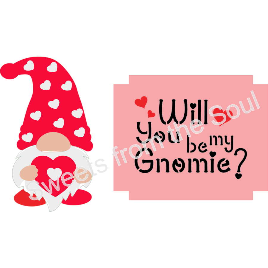 Will you be my Gnomie? Cookie Set