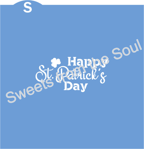 Happy St. Patrick's Day Cookie Stencil Set