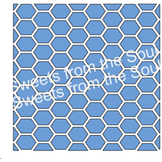 Honeycomb Small Background Stencil