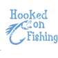 Hooked on Fishing Cookie Stencil