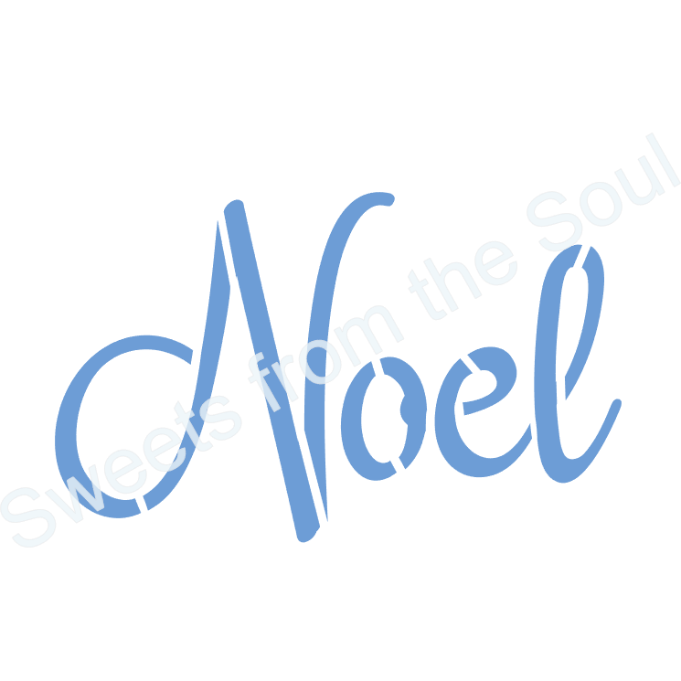 Noel Cookie Stencil