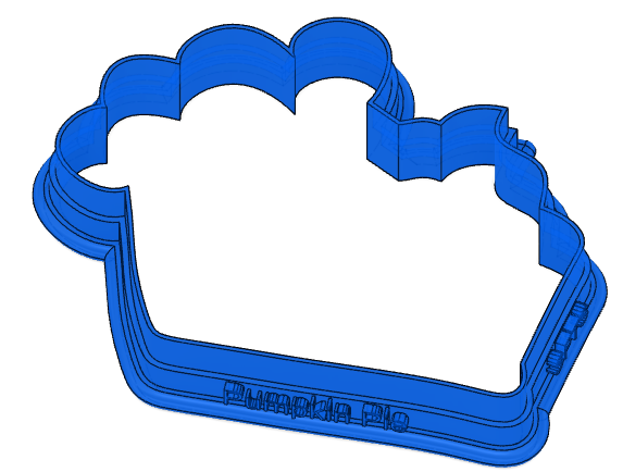 Digital STL Download:  Pumpkin Pie Cookie Cutter