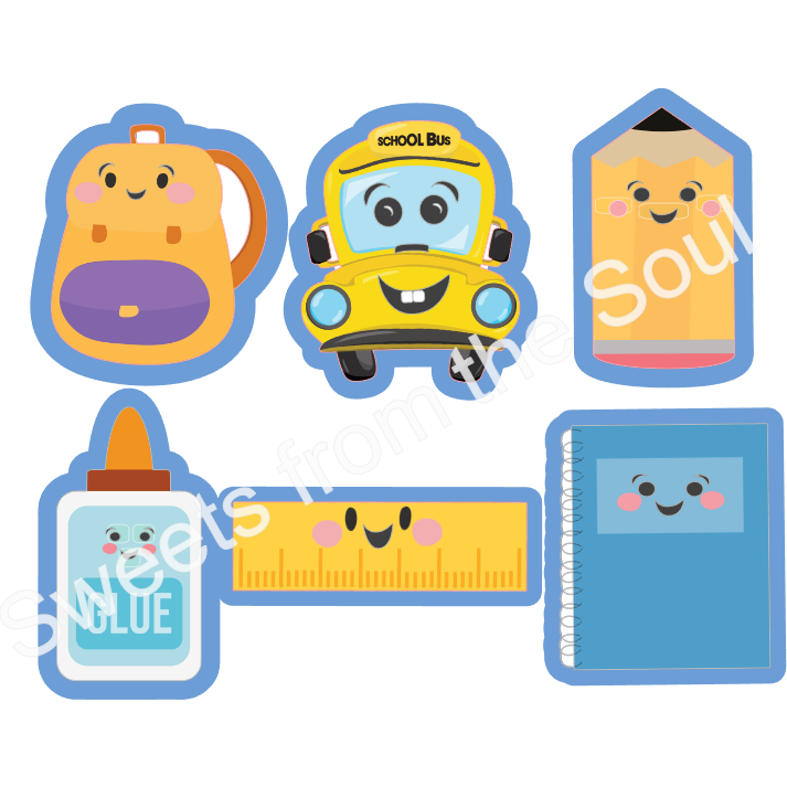 Sammy the Bus & Friends School Cookie Themed Set