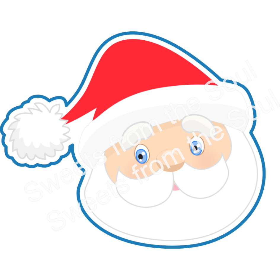 Digital STL Download: Santa Claus Cookie Cutter