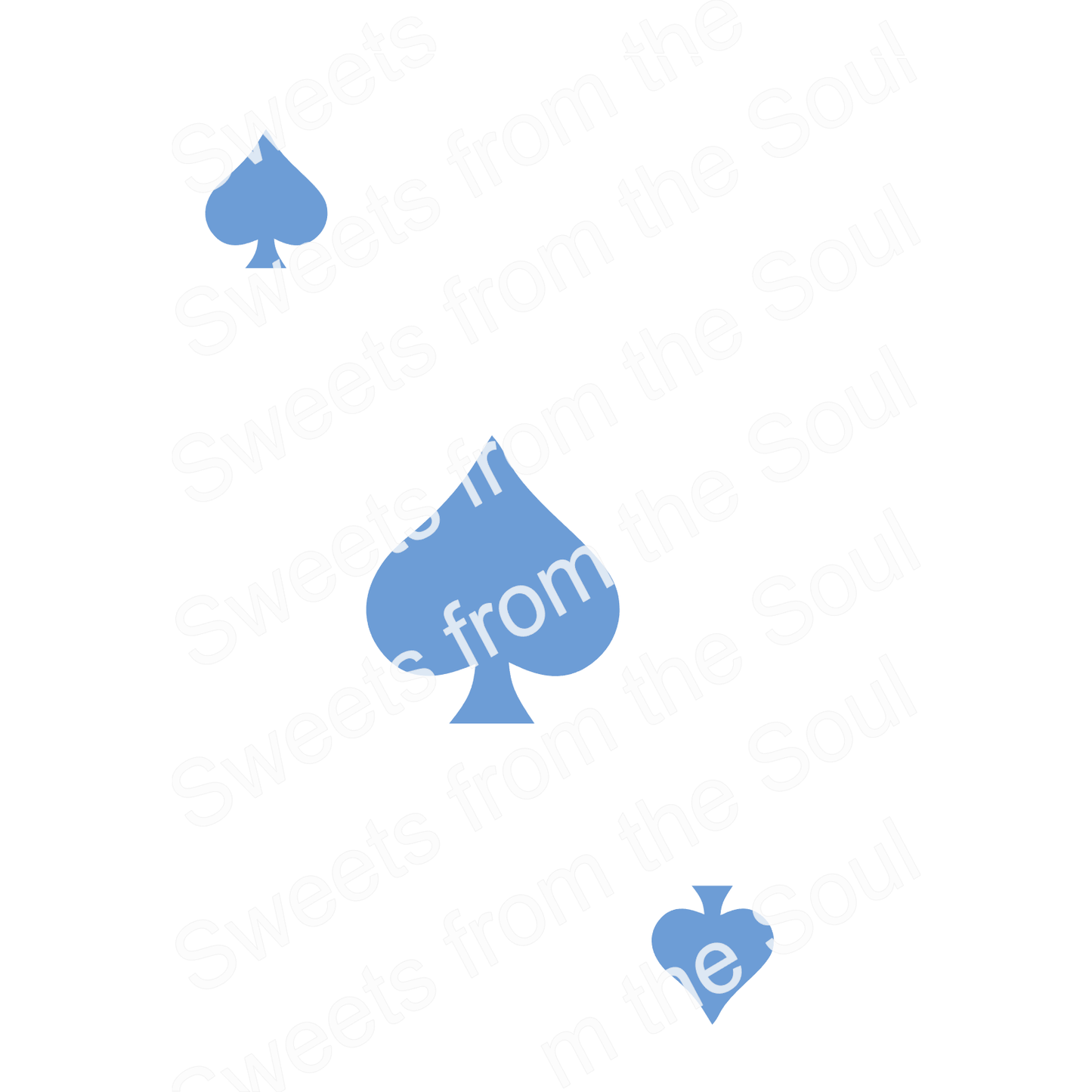 Spades Card Stencil