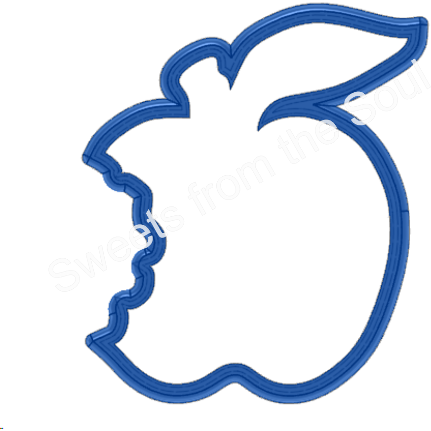 Apple with Bite Cookie Cutter