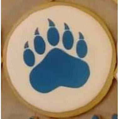 Bear Paw Animal Print Stencil