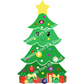 Digital STL Download: 4-Piece Christmas Tree  Set