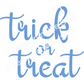 Digital Zip File Download: "Trick or Treat" Stencil and Cookie Cutter Set